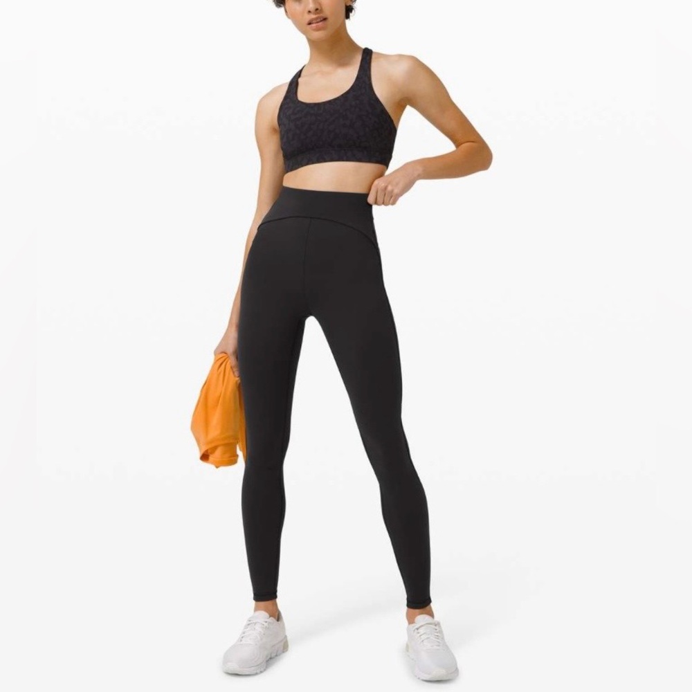 Lululemon Power Within Super High-Rise Pant Legging 28” Black Everlux Size 10 - Picture 3 of 8